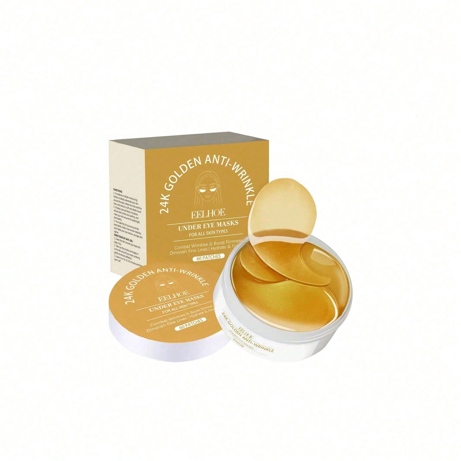 24K Altın Göz Maskesi, 60 Adet - Luxury Skincare Line incelemesi ve fiyatı